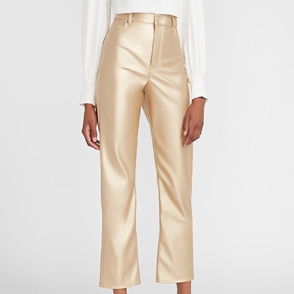 Gold jeans